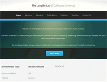 Tablet Screenshot of morganlangille.com